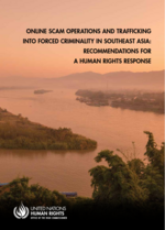 Cover Bericht zu Menschenhandel in die Zwangskriminalität in Südostasien 