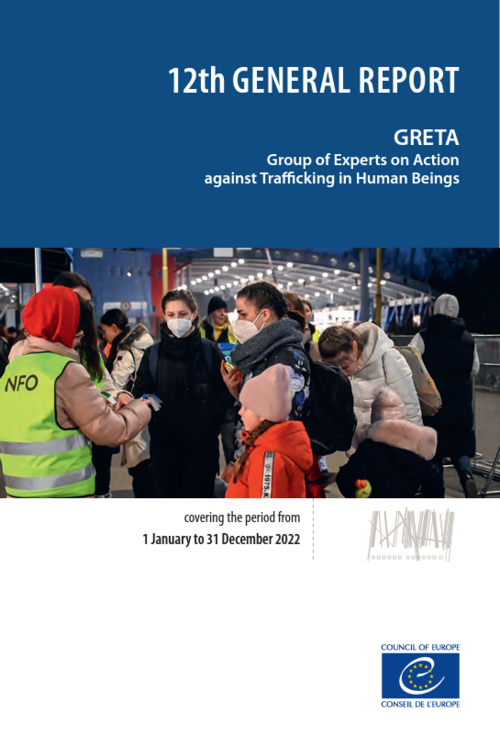 Cover GRETA Jahresbericht 2022 Cover GRETA Jahresbericht 2022