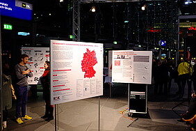 Ausstellung des KOK am Berliner Hauptbahnho
