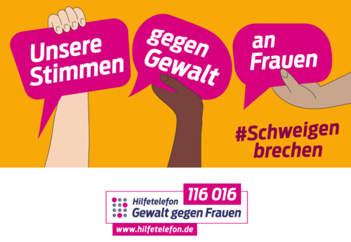 Hilfetelefon-Aktion: #Schweigenbrechen