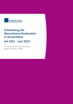 Cover Menschenrechtsbericht 2022