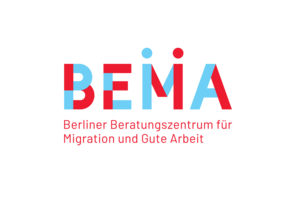 Logo BEMA - Berliner Beratungszentrum für Migration und Gute Arbeit