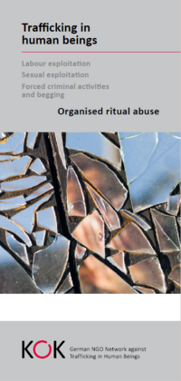 KOK brochure trafficking in human beings - organised ritual abuse