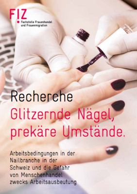 Cover FIZ Studie Ausbeutung in Nagelstudios