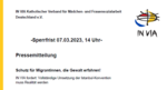 Pressemitteilung IN VIA zum Internationalen Frauentag 2023
