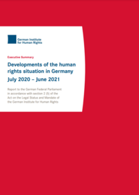Human Rights Report Germany 2021