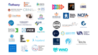 Logos of the international organisations that published the joint declaration