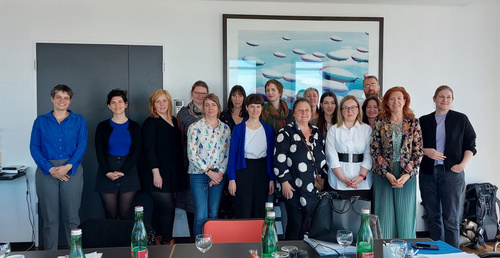 Gruppenbild des NGO Round Table mit GRETA Gruppenbild des NGO Round Table mit GRETA