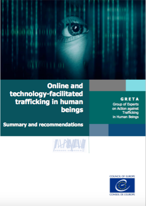 Cover report on online and technology facilitatted trafficking in human beings Cover report on online and technology facilitatted trafficking in human beings