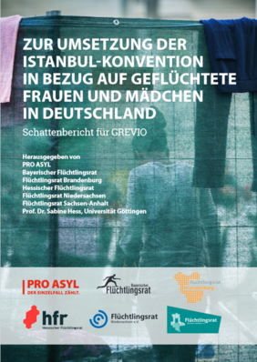 Cover Schattenbericht zur Umsetzung der Istanbul-Konvention in Bezug auf geflüchtete Frauen und Mädchen in Deutschland