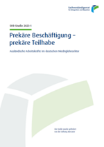 Cover SVR-Studie Prekäre Beschäftigung