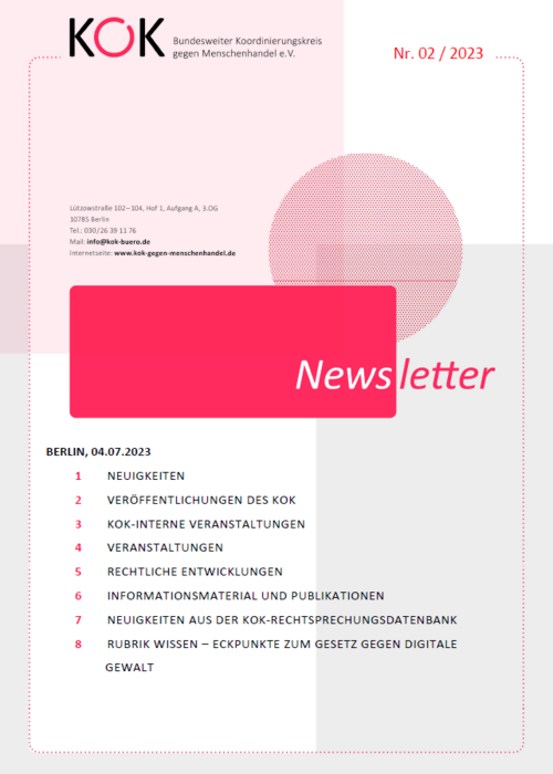 Cover KOK-Newsletter 02/2023