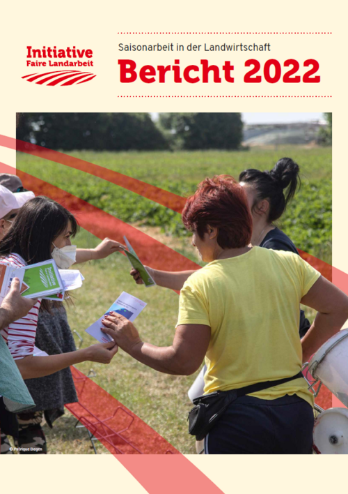 Cover Jahresbericht Saisonarbeit in der Landwirtschaft 2022 Cover Jahresbericht Saisonarbeit in der Landwirtschaft 2022