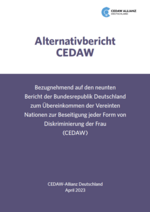 Cover CEDAW Alternativbericht 2023