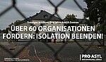 Leben im Lager: Eingezäunt und mit begrenzter Bewegungsfreiheit. Hier im bayerischen Schweinfurt. Foto: picture alliance /dpa | Karl-Josef Hildenbrand