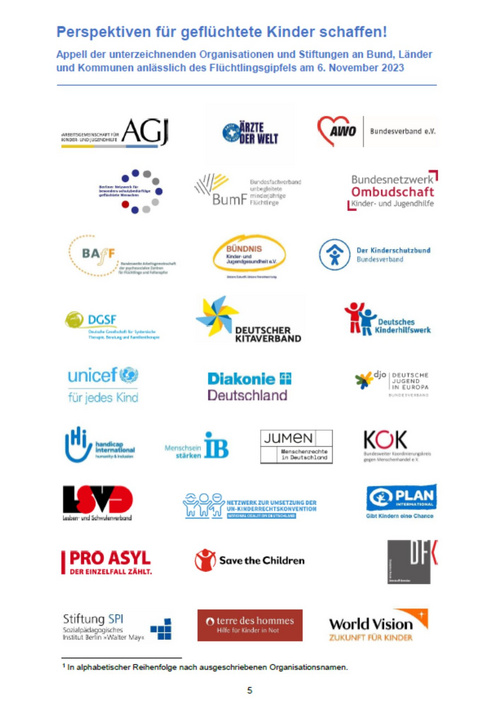 Logos unterzeichnender Organisationen