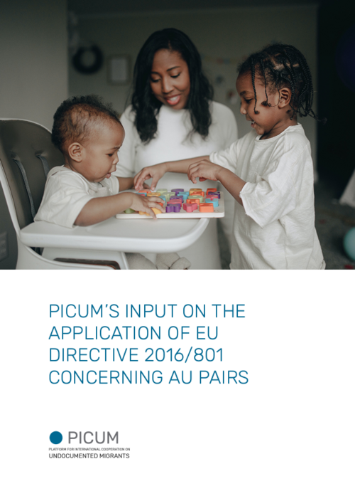 Cover PICUM Bericht zur Situation von Au Pairs Cover PICUM Bericht zur Situation von Au Pairs