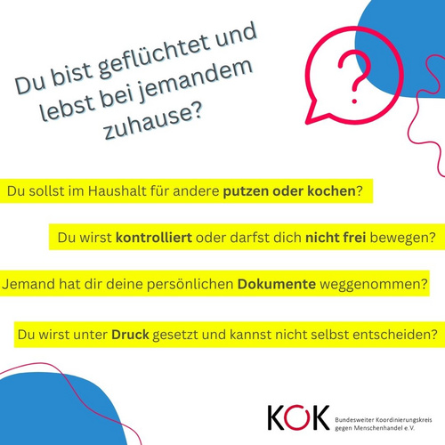 Sharepic privat untergebrachte Gefl&uuml;chtete