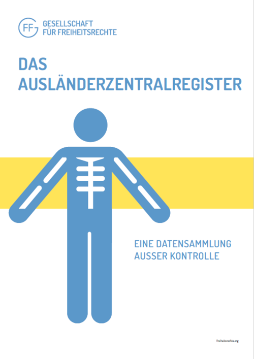 Cover GFF Studie zu Ausl&auml;nderzentralregister