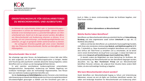 Erste Seite der Orientierungshilfe als Screennshot